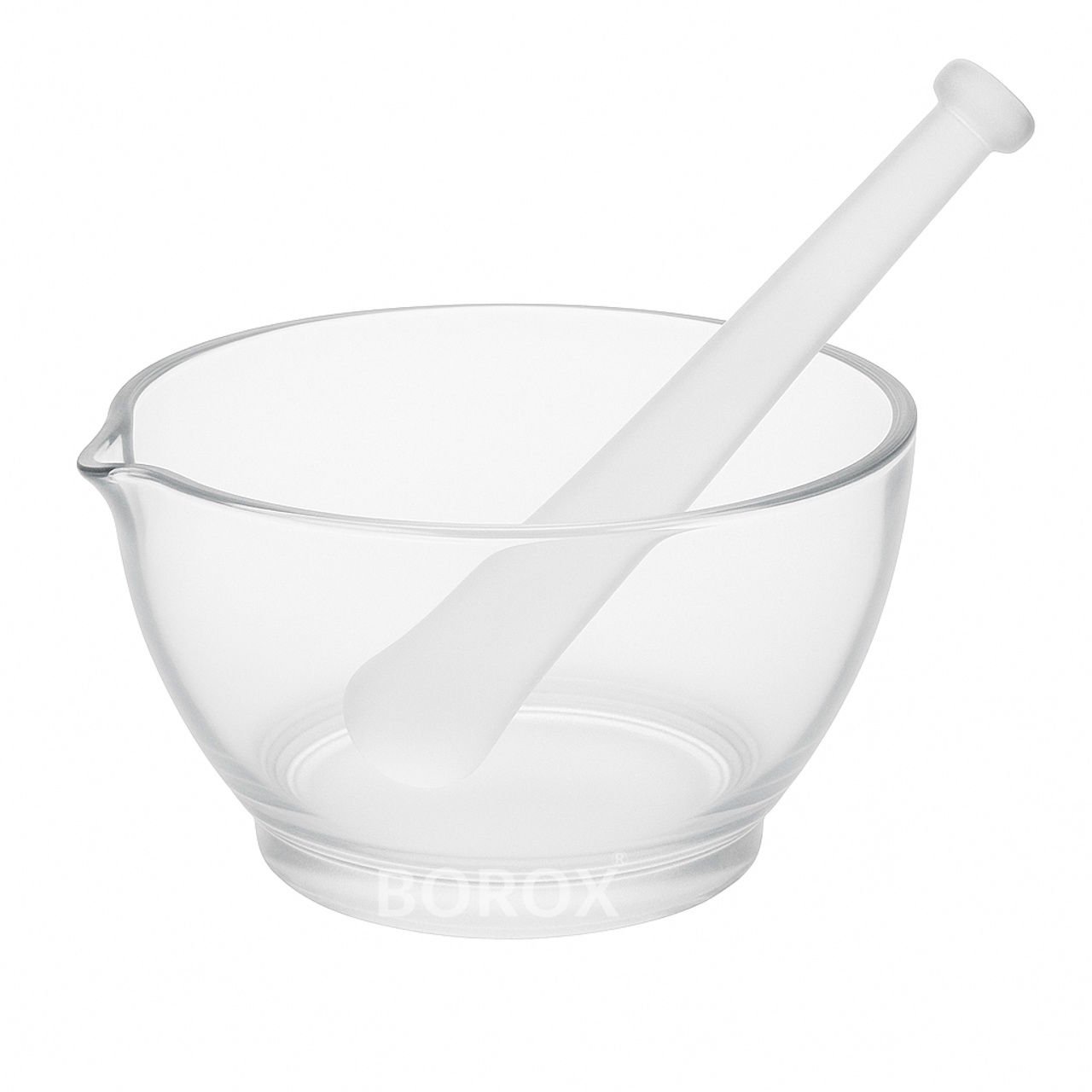 Borox Cam Havan Tokmaklı 180 mm - Havan ve Eli - 1 set-paket