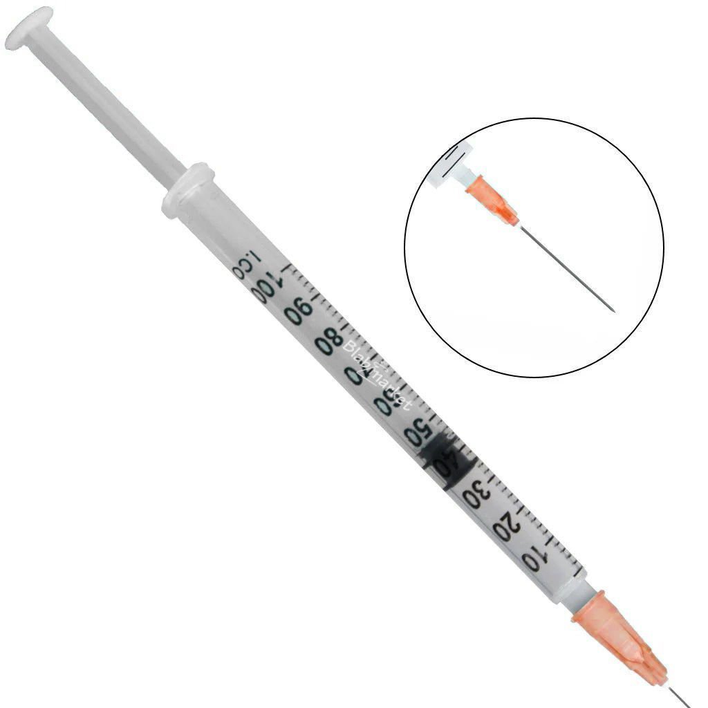 Enjektör Steril 1 cc - Şırınga 1 ml - 3 Parça - 1 Adet/paket