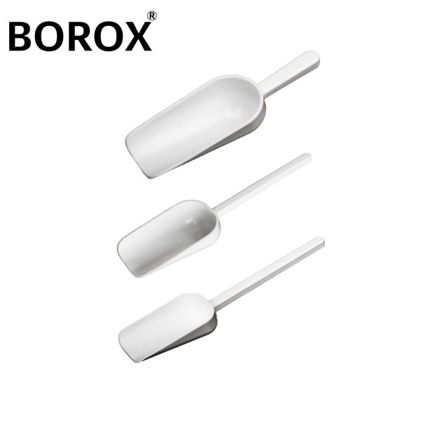 Borox Plastik Kürek - 125ml - PP - Dibi Düz - Numune Küreği