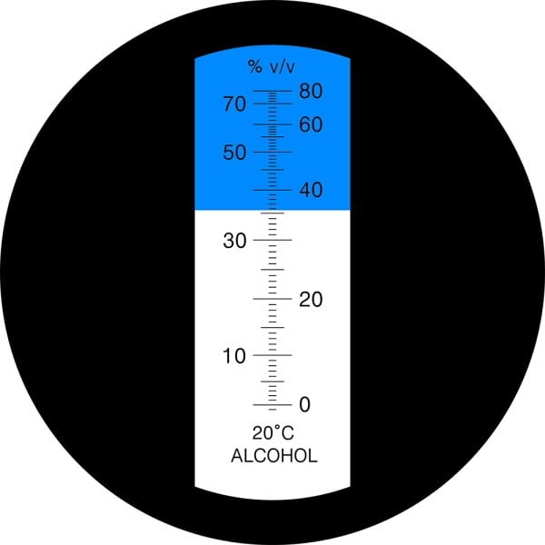 ATC AK80 Alkol Refraktometre - Alkol Derecesi Ölçer 0-80%