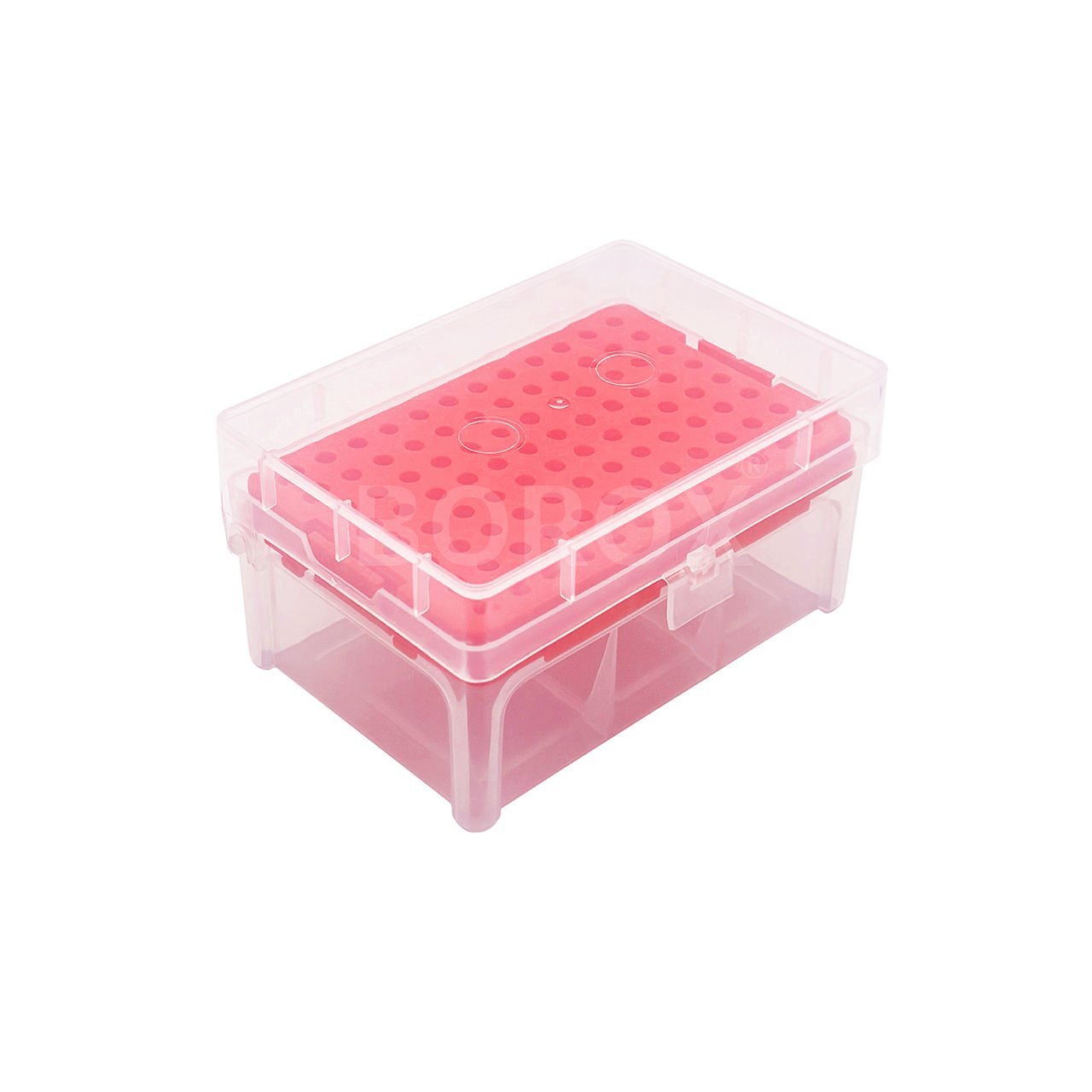 Borox Boş Pipet Ucu Kutusu 2-10ul İçin - Mikropipet Tip Box 96lı Rack