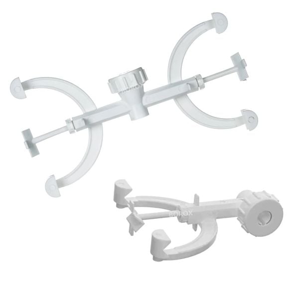 Borox Plastik İkili Büret Pensi Kıskacı - PP Double Burette Clamp