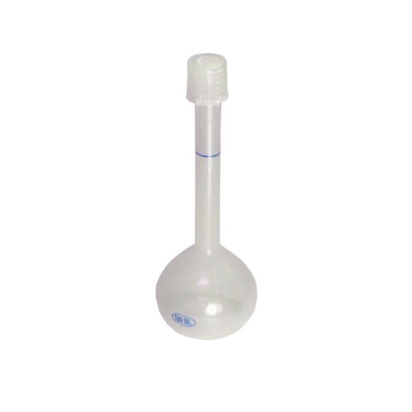 Borox Plastik Balon Joje 50ml - Plastik Kapaklı - Volumetrik Flask