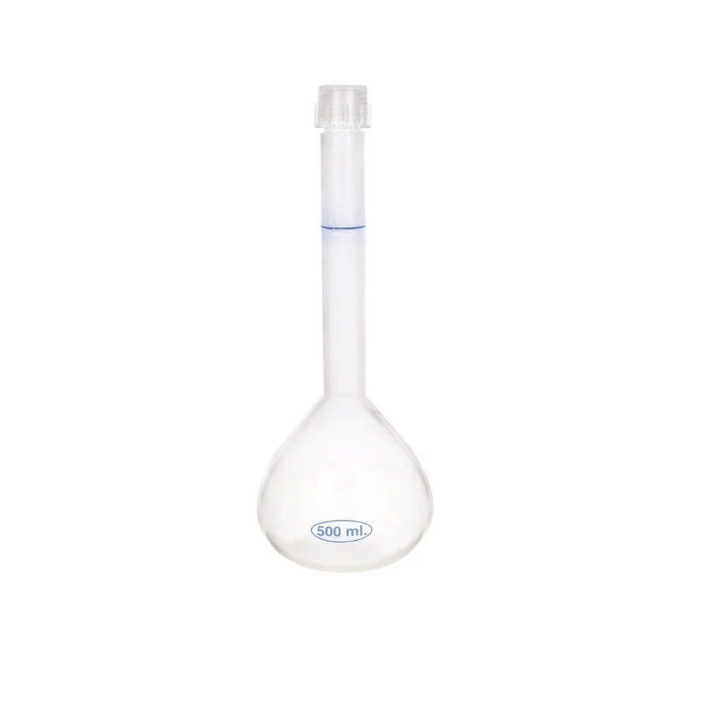 Borox Plastik Balon Joje 500ml - Plastik Kapaklı - Volumetrik Flask