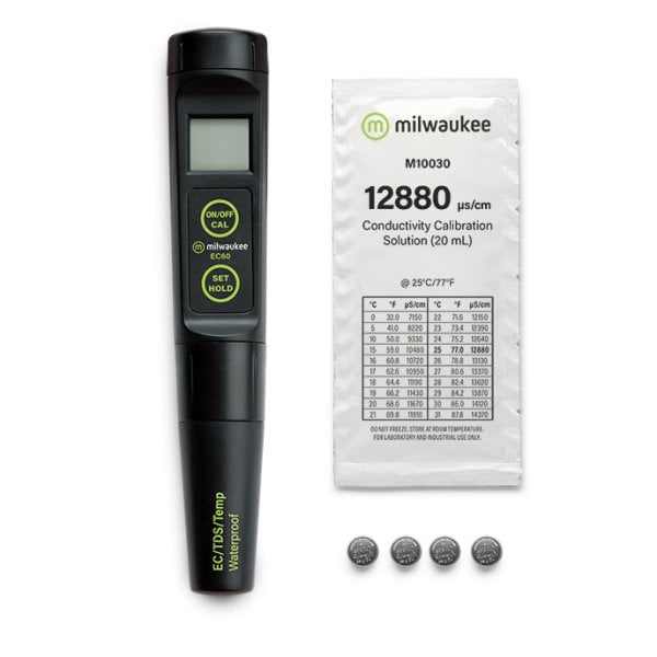 Milwaukee EC60 EC TDS Ölçer IP65 - Değiştirilebilir Problu