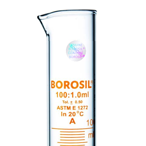 Borosil Cam Mezür 100 ml - Dereceli Silindir Sertifikalı