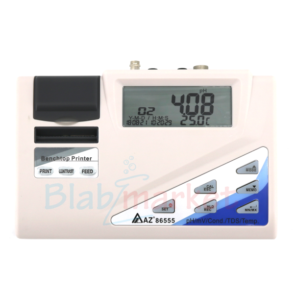 AZ 86555 pH EC TDS Tuzluluk Sıcaklık Ölçüm Cihazı - Yazıcılı