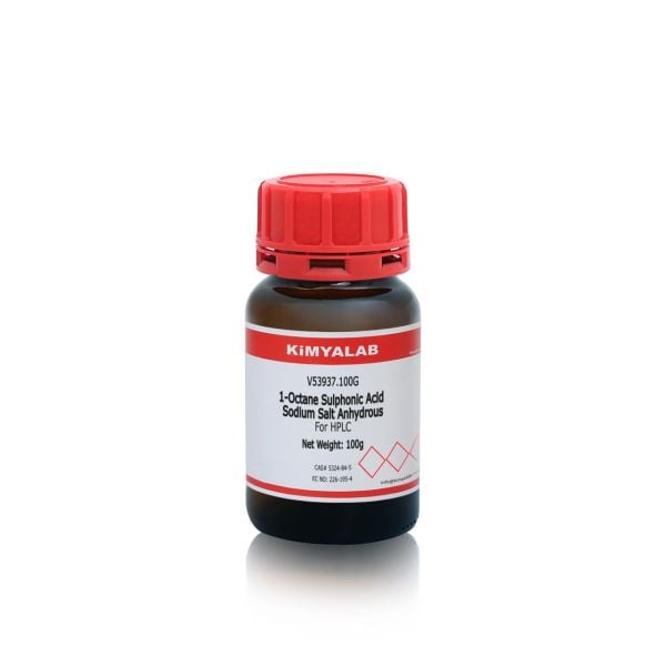 Kimyalab Oktan Sülfonik Asit Sodyum Tuzu 100g - 1-Octane Sulphonic Acid Sodium Salt Anhydrous For HPLC