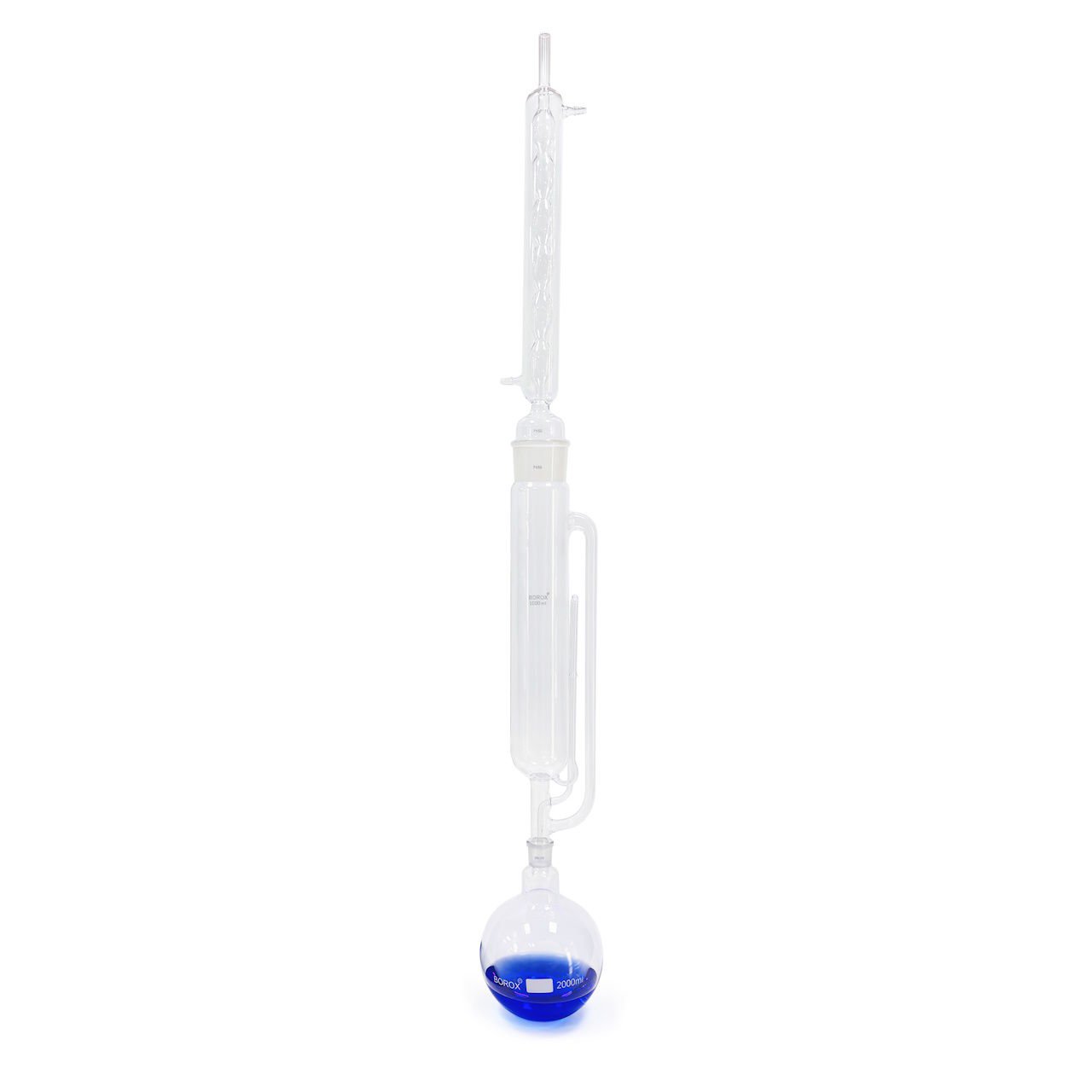 Borox Soxhlet Ekstraksiyon Cihazı 1000ml - Allihn Kondenser - Sokslet Düzeneği