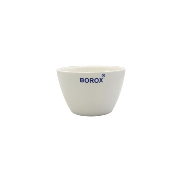 Borox Porselen Kroze - Kısa Form - 90ml - Low Form Crucible - 6 Adet Toptan