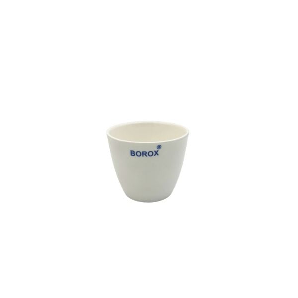 Borox Porselen Kroze - Orta Form - 30ml - Medium Form Crucible - 6 Adet Toptan
