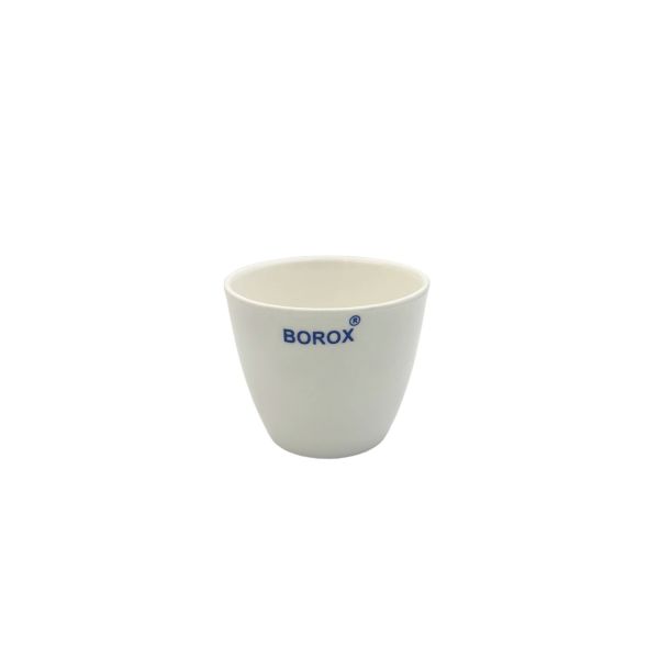 Borox Porselen Kroze - Orta Form - 45ml - Medium Form Crucible - 6 Adet Toptan