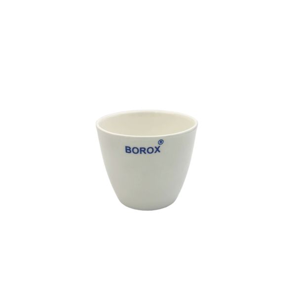 Borox Porselen Kroze - Orta Form - 80ml - Medium Form Crucible - 6 Adet Toptan