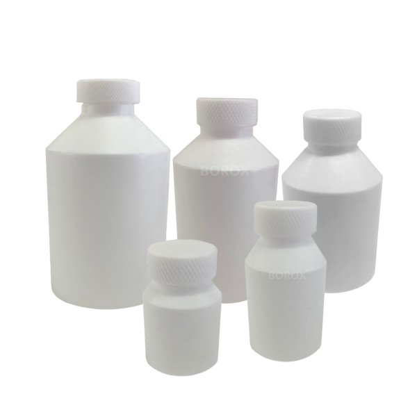 Teflon Şişe 250 ml - PTFE Kapaklı Numune Çözelti Şişesi