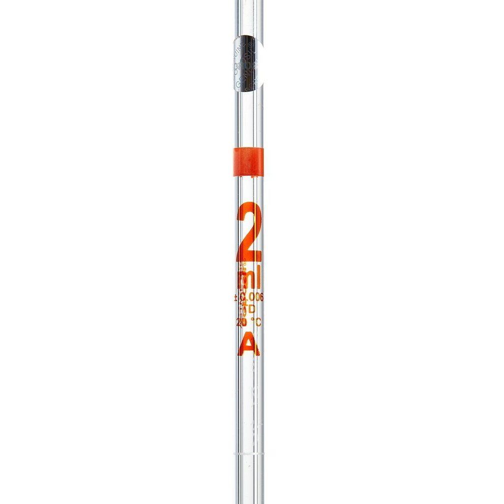 Borosil Cam Bullu Pipet 2 ml - ClassA Sertifikalı Pipet Cam