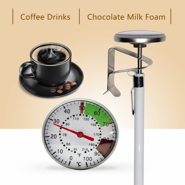 Barista Termometresi - İçecek Süt Ölçer Ayarlanabilir Problu