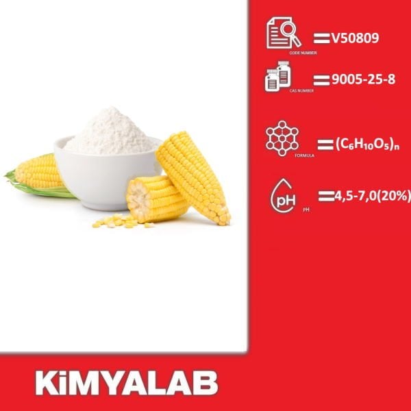 Kimyalab Mısır Nişastası - Corn Starch - Maize Starch - 4 Kg-HDPE Varil