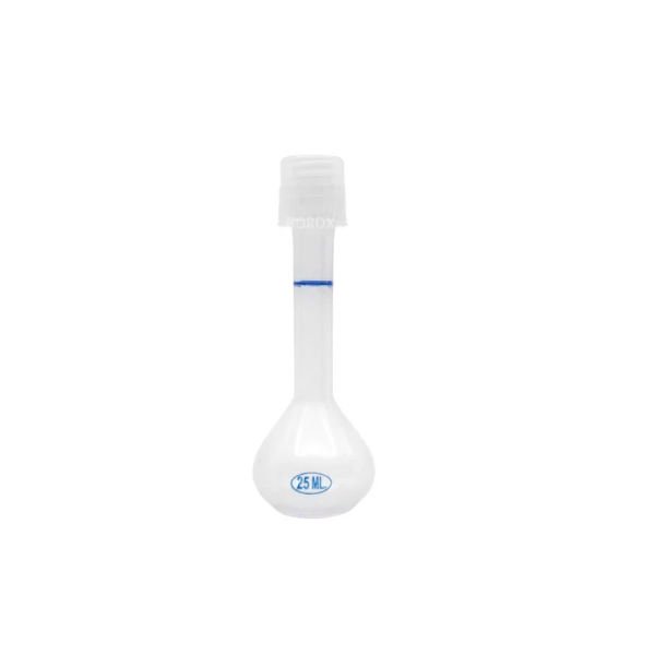 Borox Plastik Balon Joje 25ml - Plastik Kapaklı - Volumetrik Flask