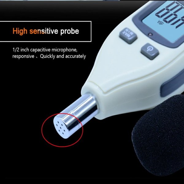 Benetech GM1351 Ses Ölçüm Cihazı - Ses Ölçer 30-130 dBA