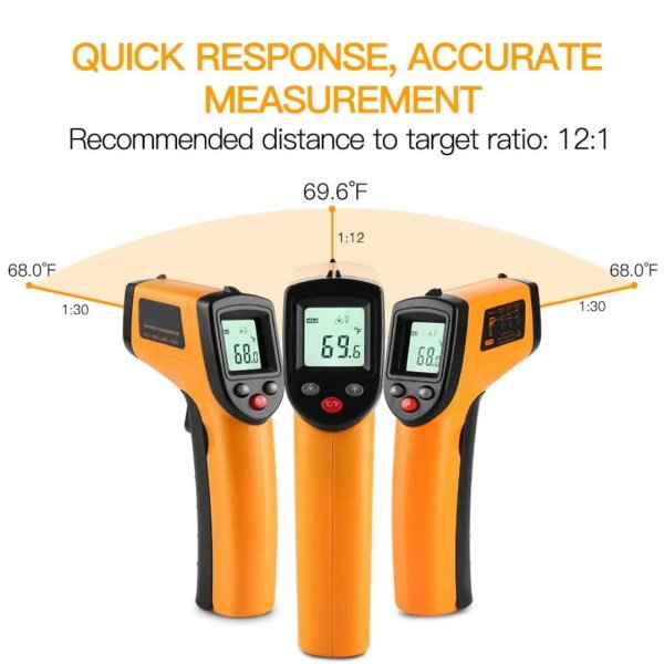 Benetech GM320 Dijital Kızılötesi IR Termometre -50-400°C