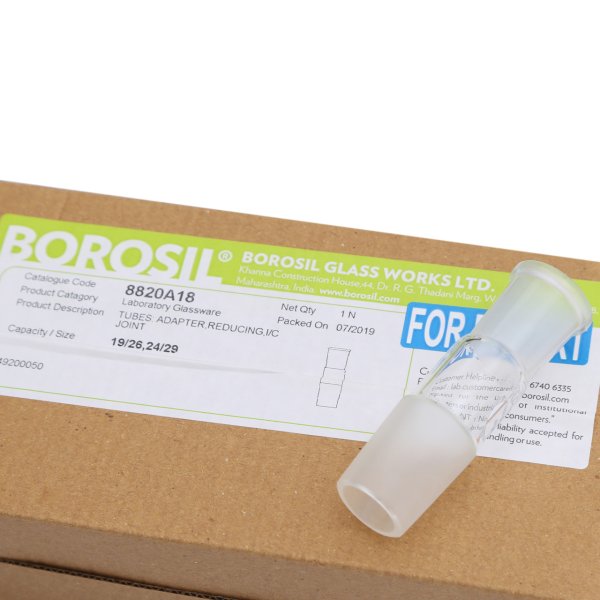 Borosil Cam Küçültme Adaptörü - Daraltma - 19/26-24/29