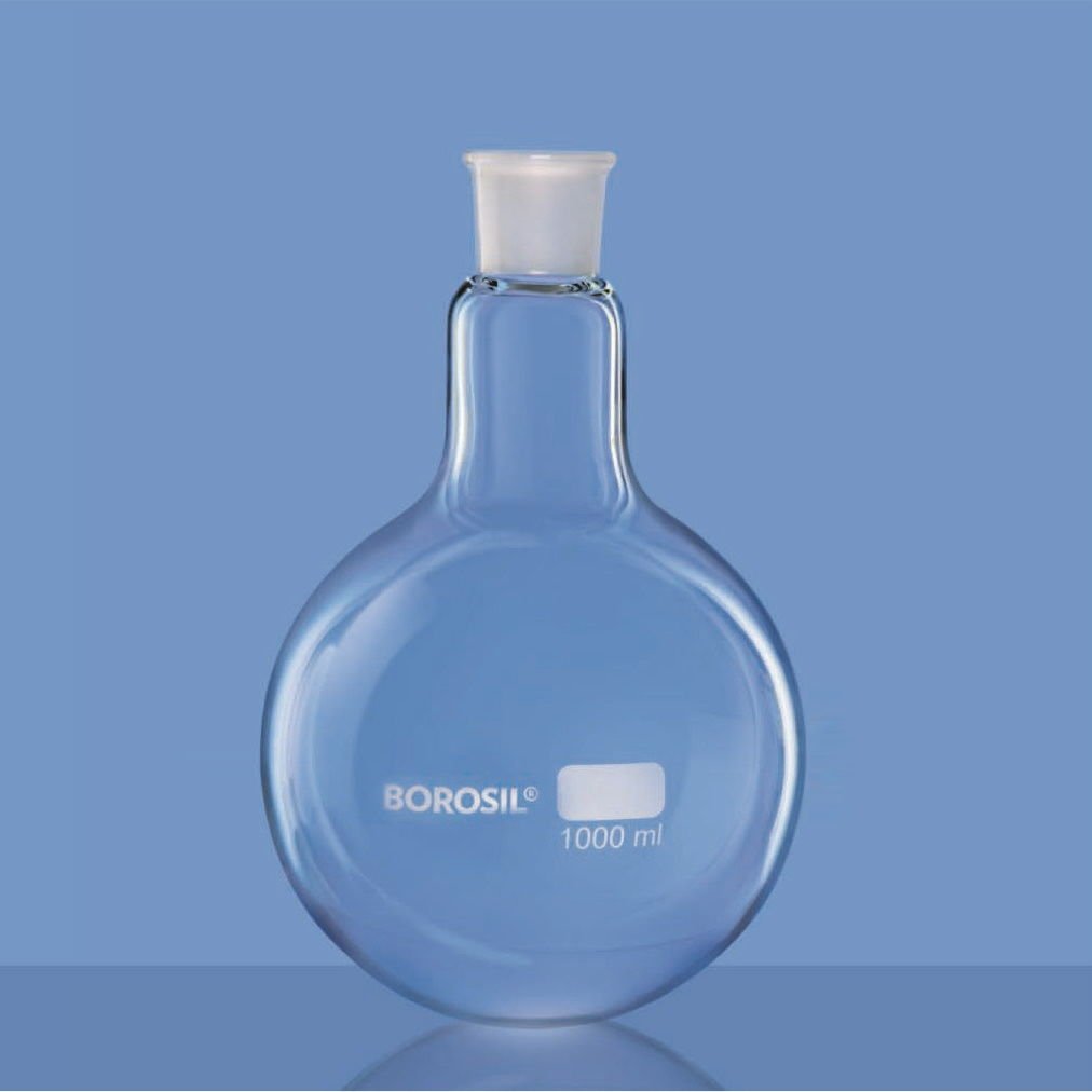 Borosil Cam Balon 250 ml - Dibi Yuvarlak - Şilifli 29/32