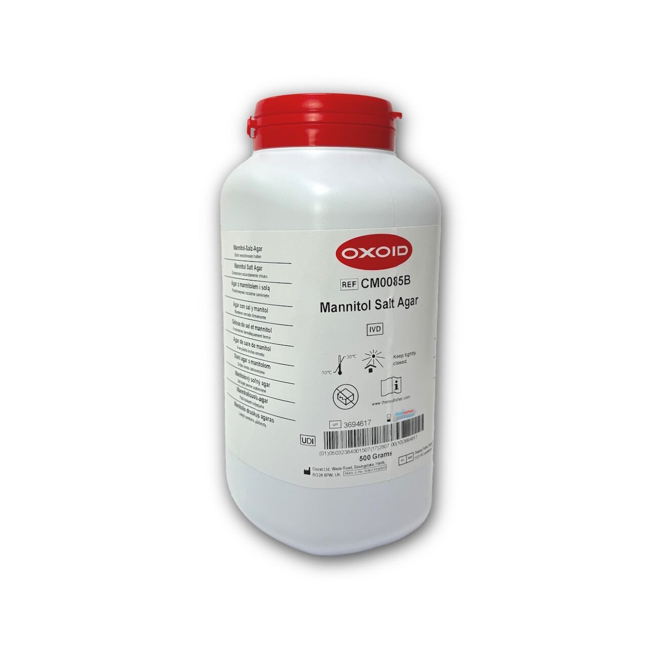 Oxoid CM0085B Mannitol Salt Agar