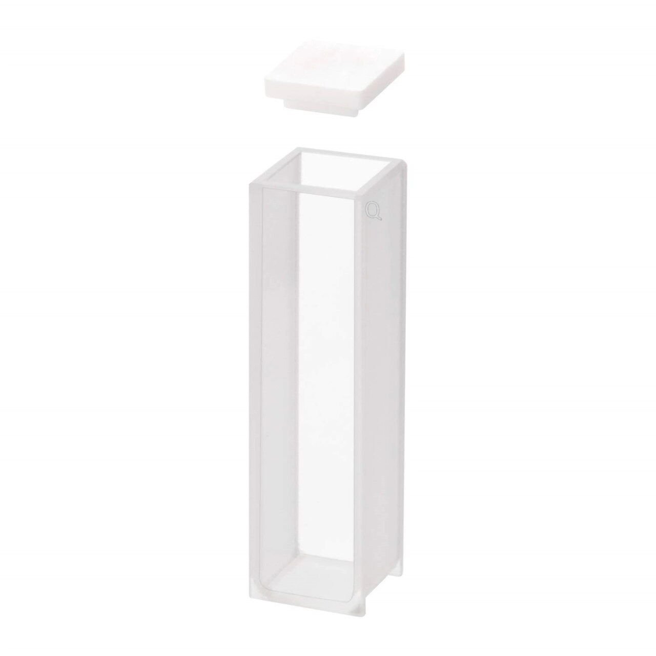 Kuvars Spektrofotometre Küveti - Makro 3.5 ml Kapaklı