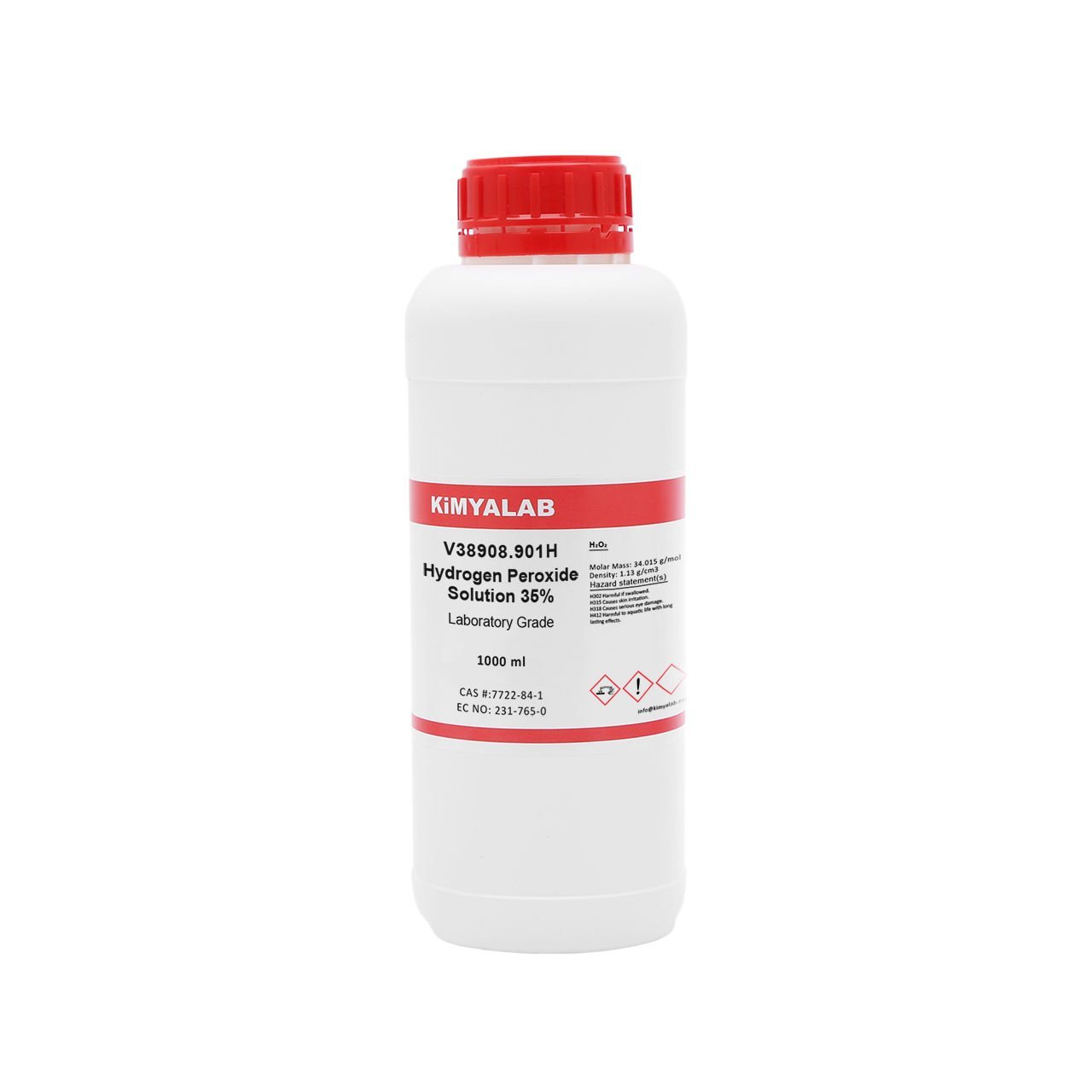 Kimyalab Hidrojen Peroksit Çözeltisi 1L - Hydrogen Peroxide Solution %35