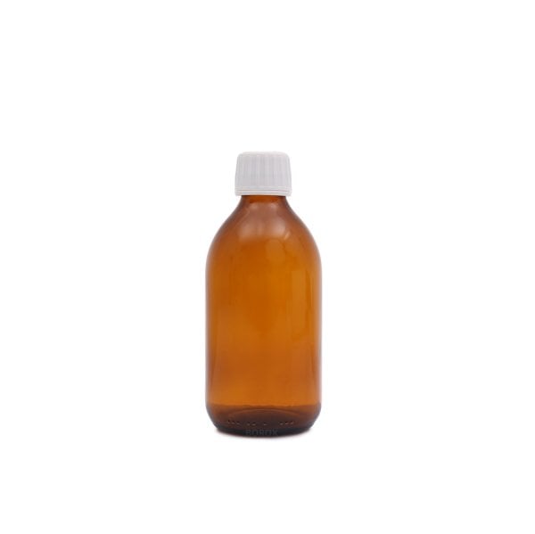 Borox Cam Amber Şişe 300 ml - Kilit Kapaklı Şişe Kahverengi