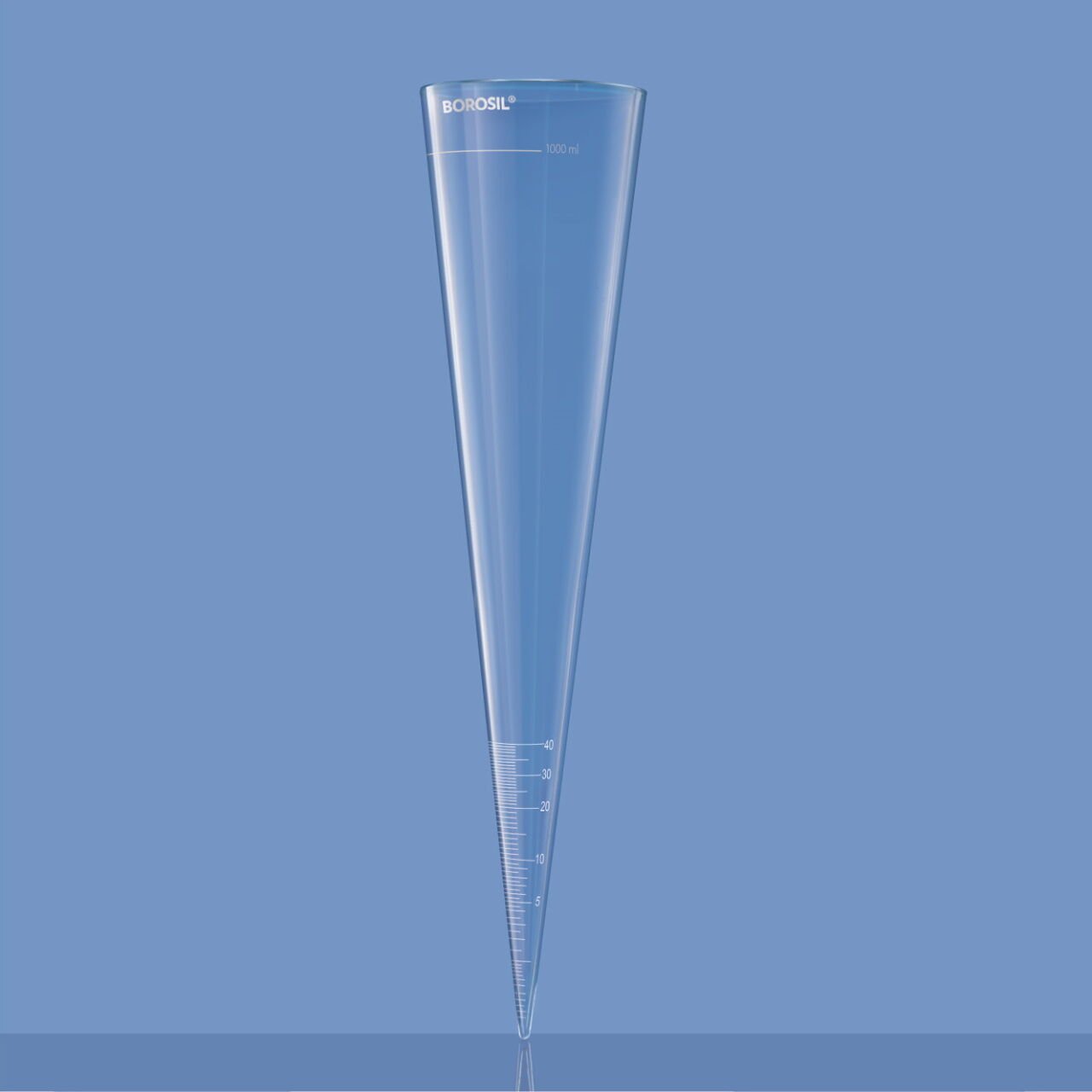 Borosil Cam İmhoff Sedimentasyon Hunisi 1000 ml - Keskin Uç