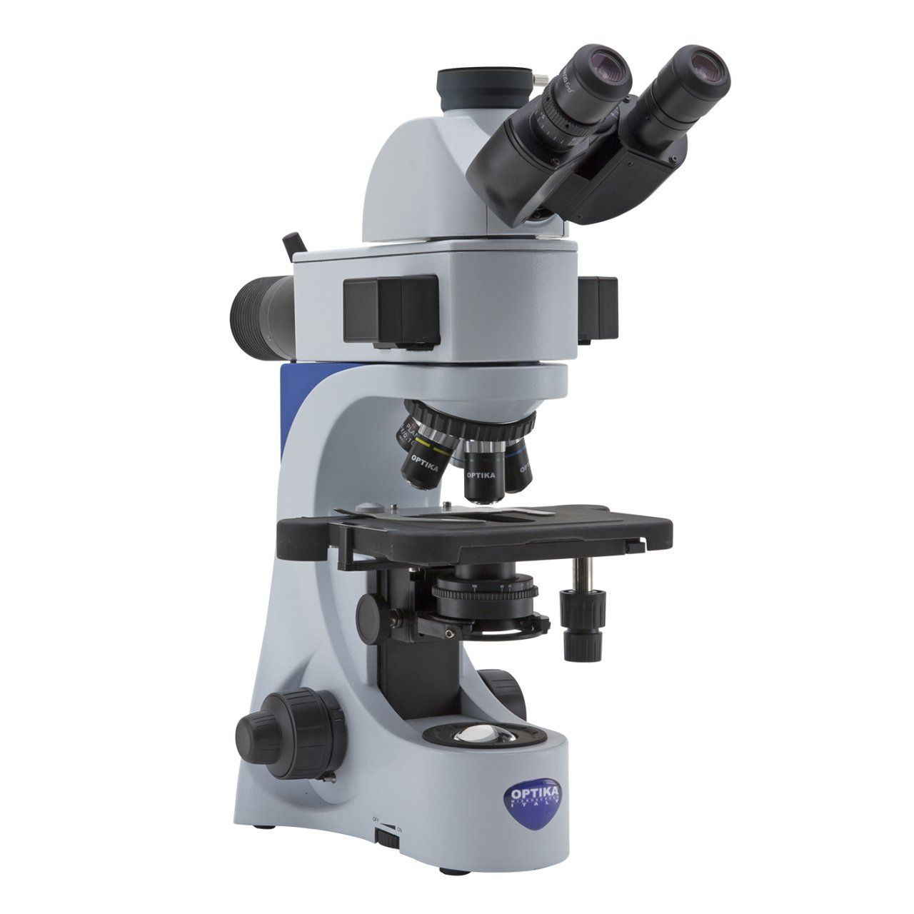 OPTIKA B-383LD Trinoküler Floresan Mikroskop - LED Araştırma Mikroskobu 1000x