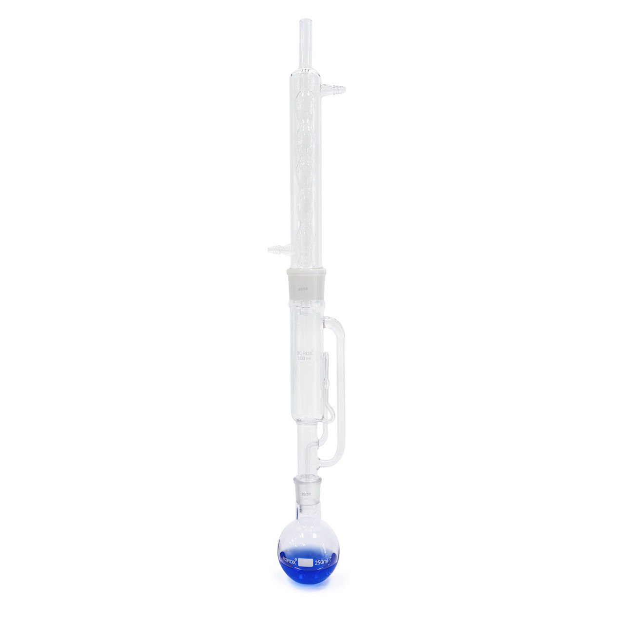 Borox Soxhlet Ekstraksiyon Cihazı 100ml - Allihn Kondenser - Sokslet Düzeneği