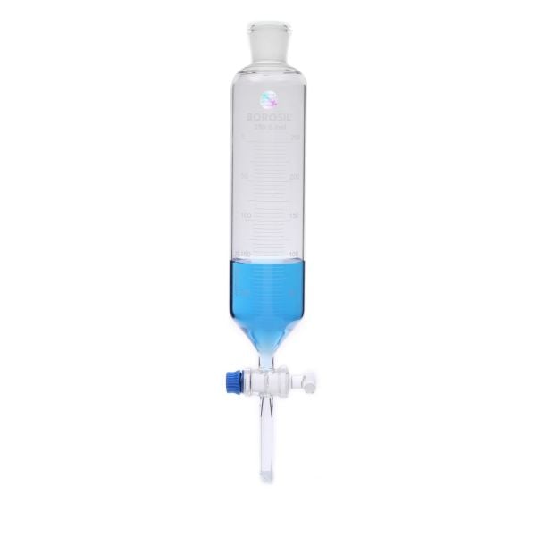 Borosil Damlatma Hunisi Silindirik 250ml - Cam Musluklu Huni