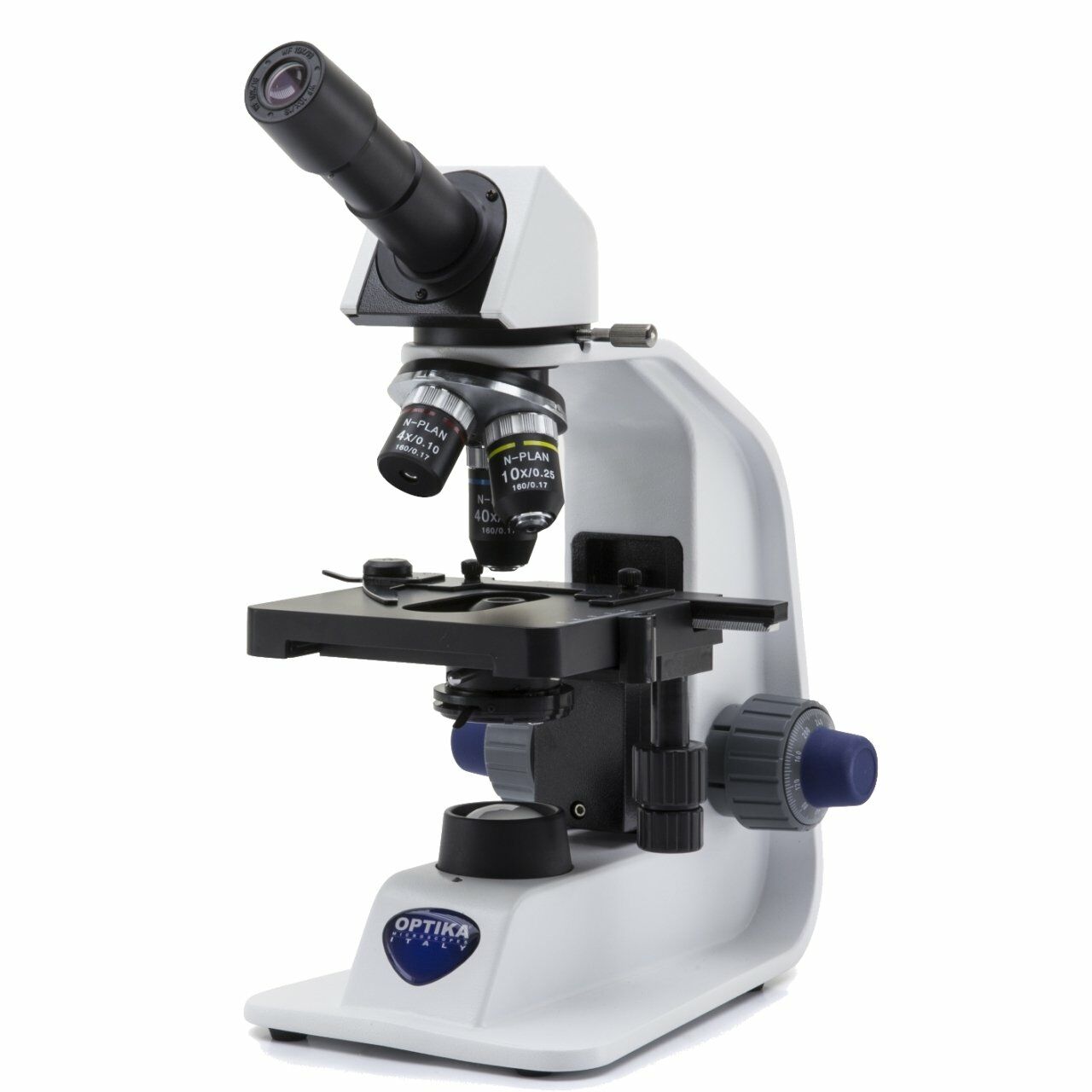 OPTIKA B-152R-PL | N-Plan 600 Büyütmeli Sarjedilebilir Bataryalı Monoküler Laboratuar Mikroskobu