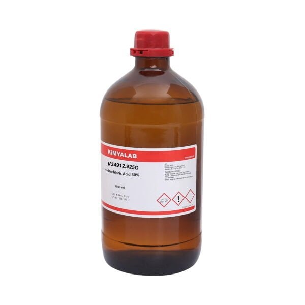 Hidroklorik Asit 30% 2,5L Cam Şişe - Hydrochloric Acid HCL