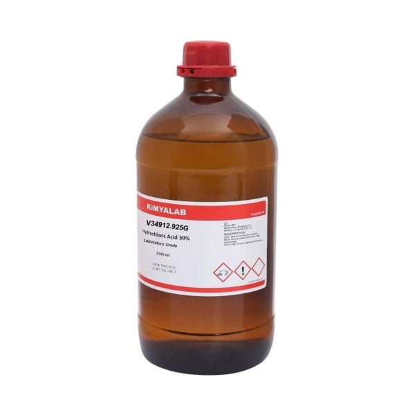 Kimyalab Hidroklorik Asit 30% 2,5L - Hydrochloric Acid HCL