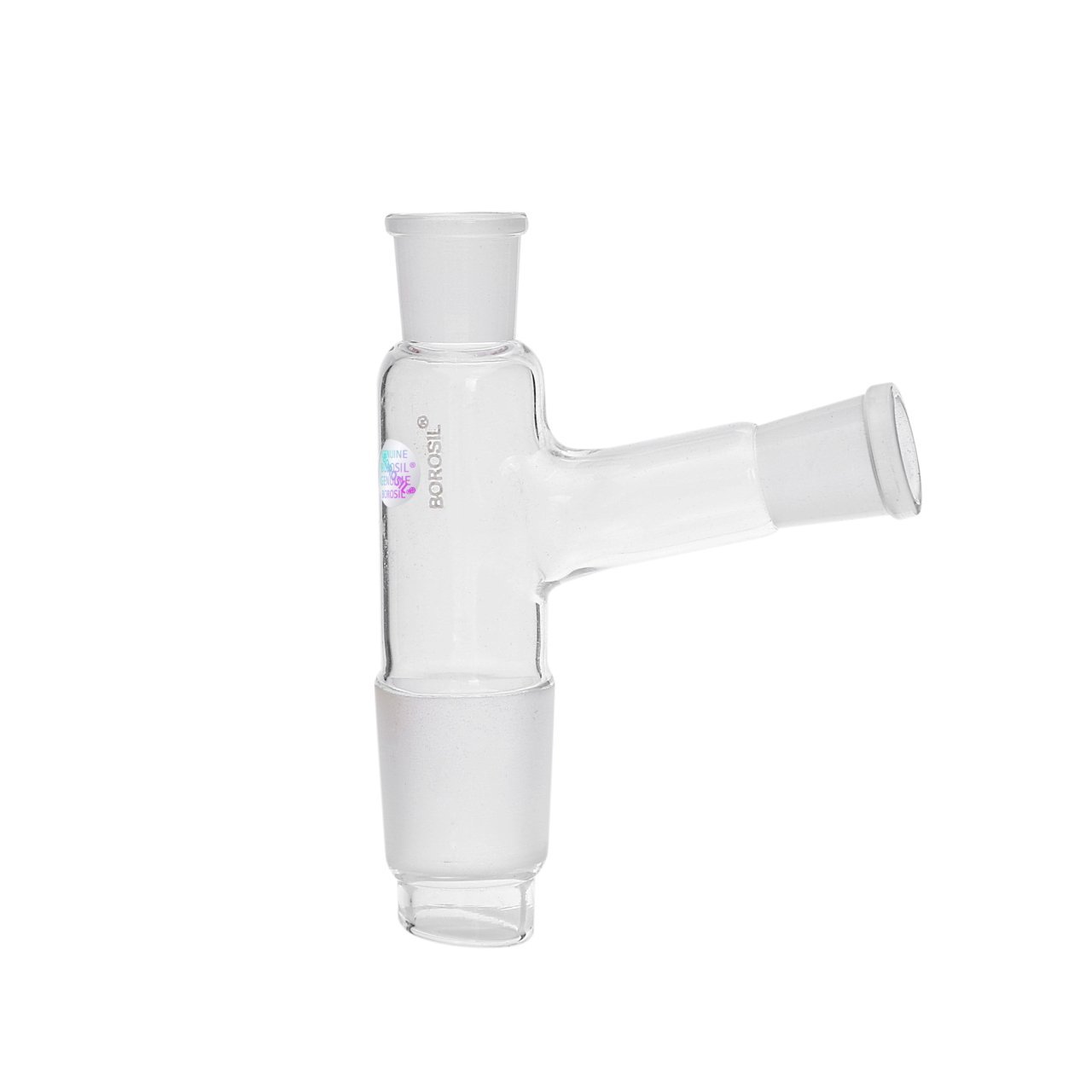 Borosil Cam Adaptör 2 Boyunlu - 45° Yukarı Açılı 19/26-34/35