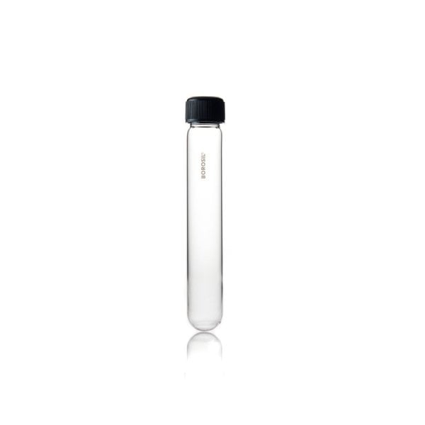 Borosil Cam Deney Tüpü 16x125 mm - Kapaklı Test Tüpü 1 Adet