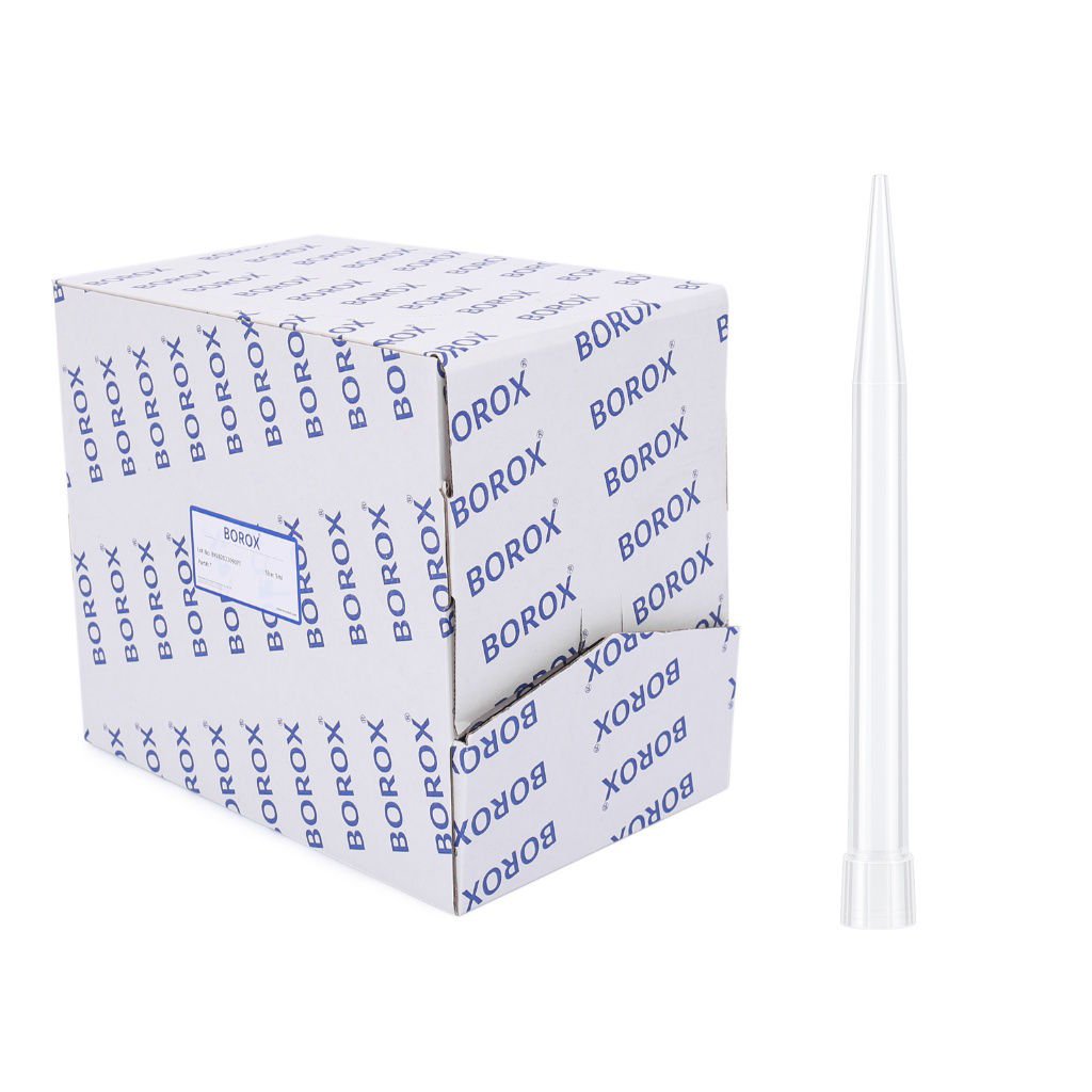 Borox Otomatik Pipet Ucu 5 ml Şeffaf - 300 Adet - Paket - 5000µl - CalPro İçin