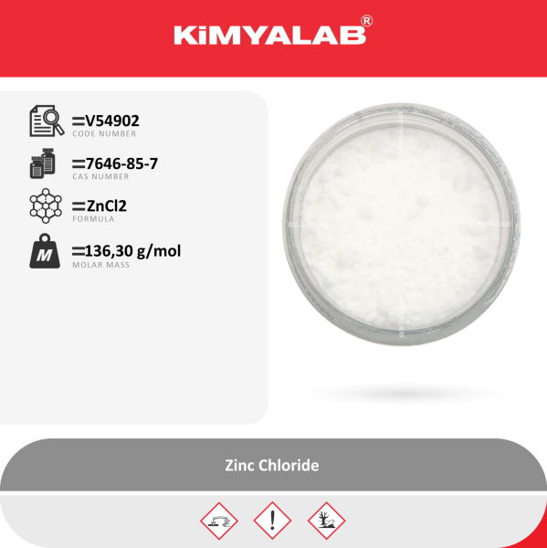 Kimyalab Çinko Klorür 1 Kg - Zinc Chloride - ZnCl2