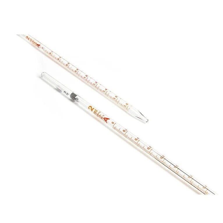 Borosil Cam Dereceli Pipet 2 ml - Serolojik Pipet - Class A