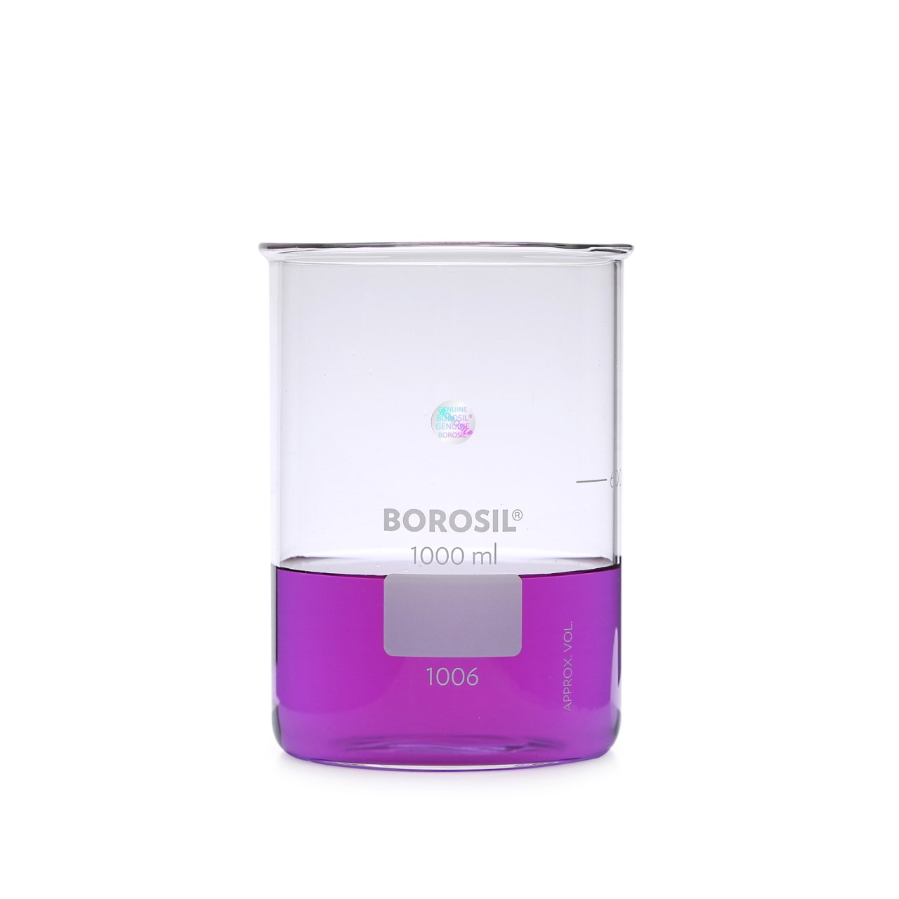 Borosil Cam Beher 1000 ml - Tablet Parçalama Cihazına Uygun