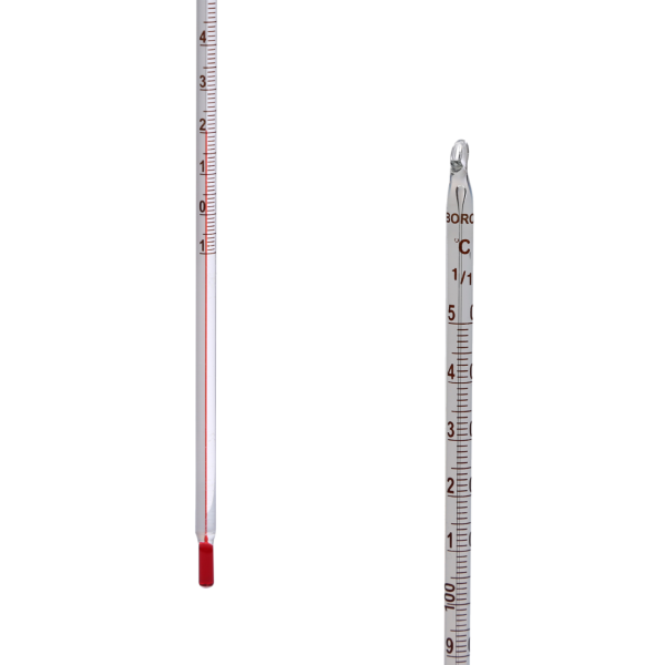 Borox Alkollü Termometre - Kimya Termometresi -10-150C 10lu