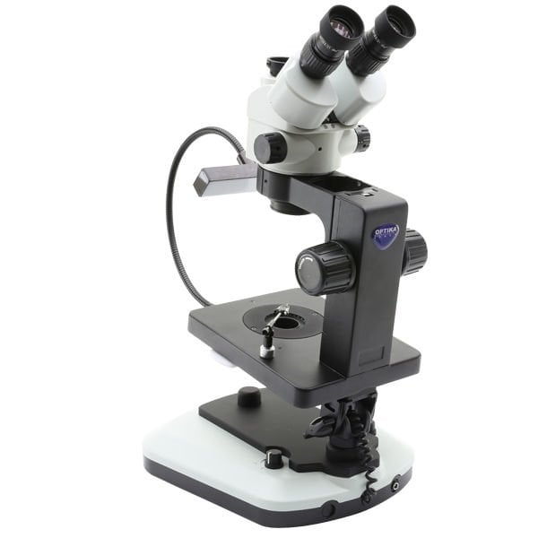 OPTIKA OPTIGEM-20 Trinoküler Gemoloji Mikroskobu - Mücevher Analizi İçin Mikroskop