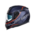 NEXX SX.100 SUPERSPEED MAT MAVI-KIRMIZI KASK