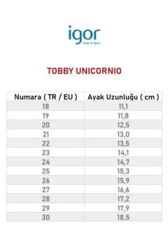 Igor Tobby Gloss Unicorn-Fuşya Glitter Işıltılı Çocuk Cırtlı Sandalet