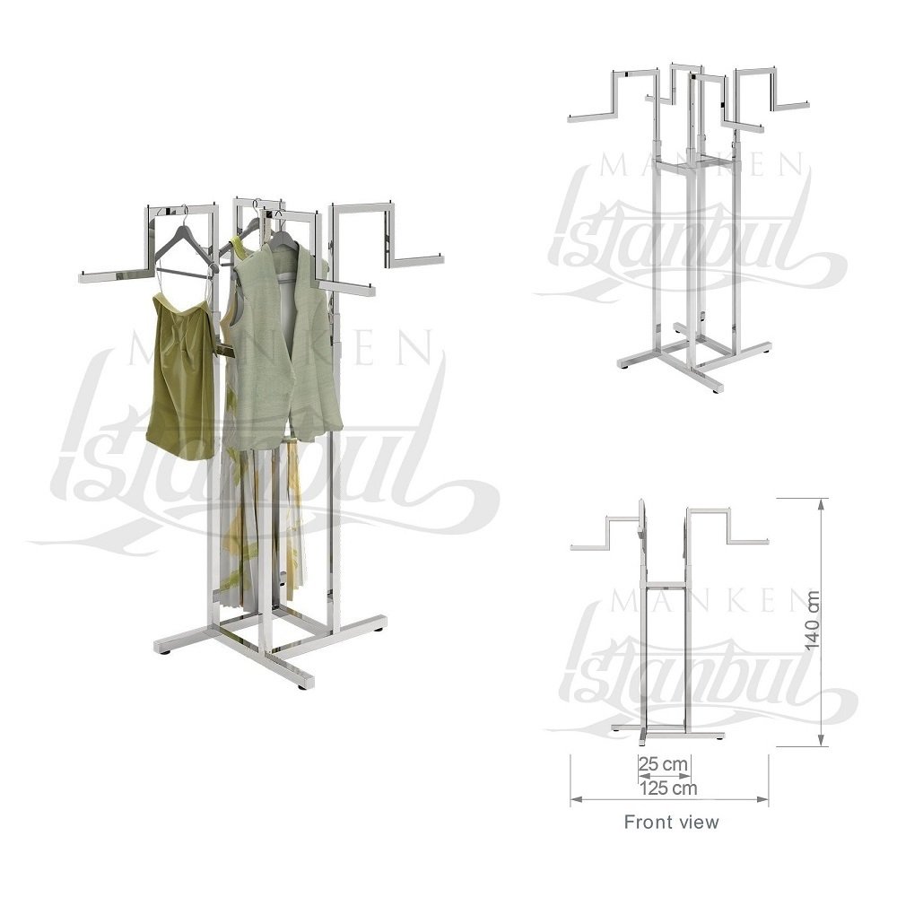 Yüksek Kalite 6 Kollu Ahtapot Metal Orta Stand