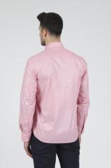 Slim Fit Uzun Kollu Erkek Gömlek 525-DB13