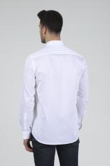 Slim Fit Uzun Kollu Erkek Gömlek 585-DB02